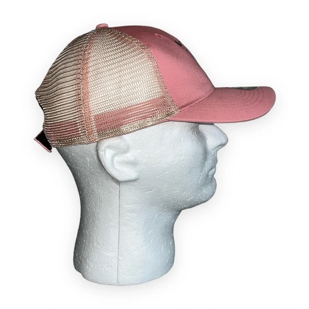 Vermeer Agricultural Equipment Pink Ladies Hat Cap Adjustable Ponytail Back NWOT